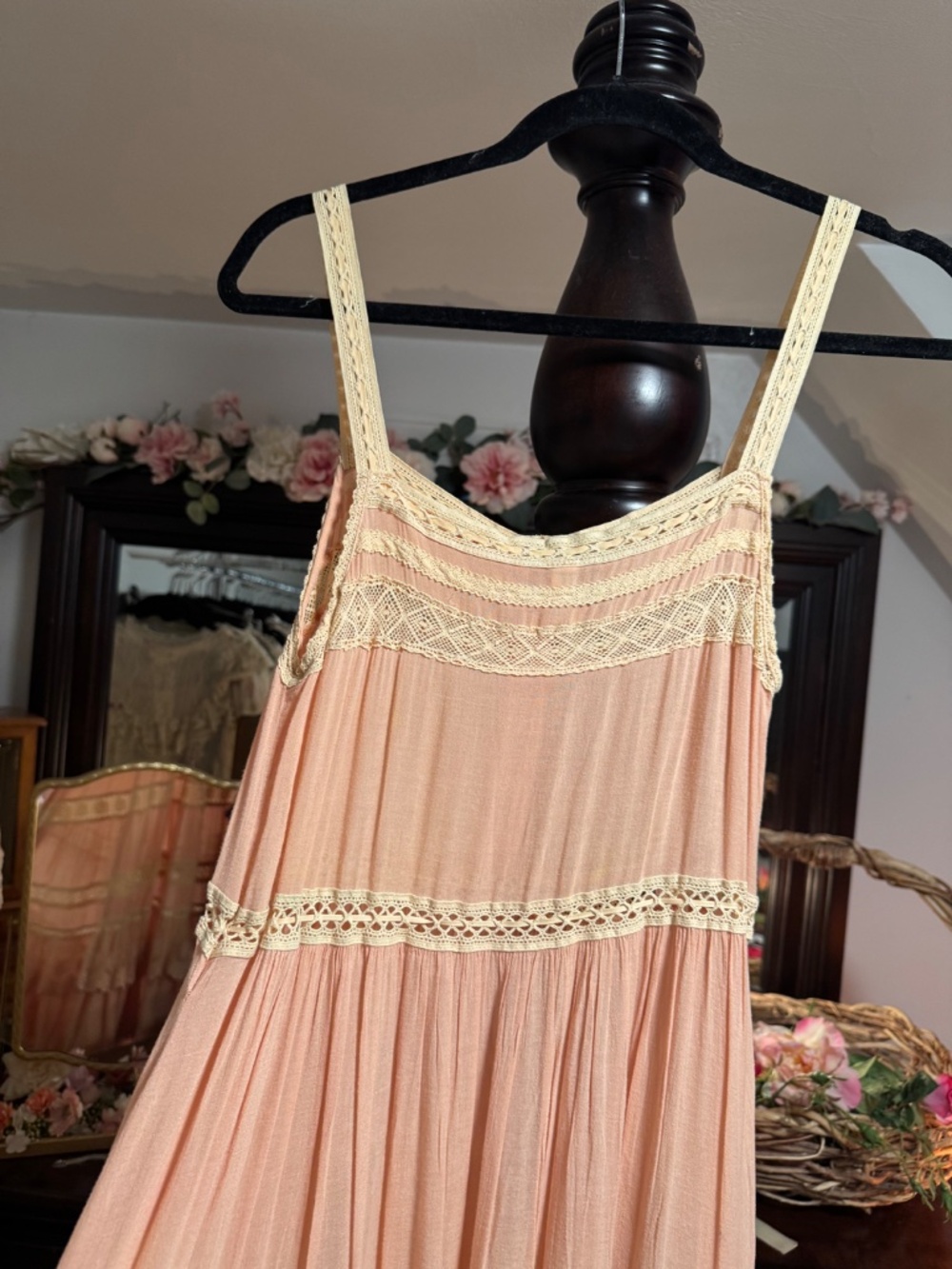 Spell Prairie Gown Peach Small - Picture 10 of 11